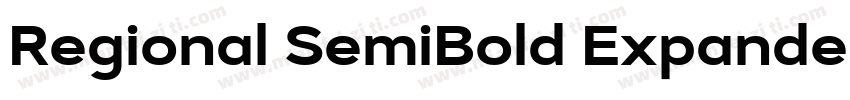 Regional SemiBold Expanded字体转换